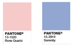 pantone rose quartz and serenity