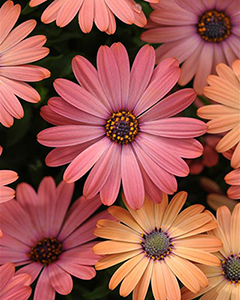 A bloom shot of african daisy - Osto Serenity Rose Magic